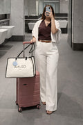 LADIES’ PREMIUM HIGH-WAIST WIDE-LEG FORMAL PANTS