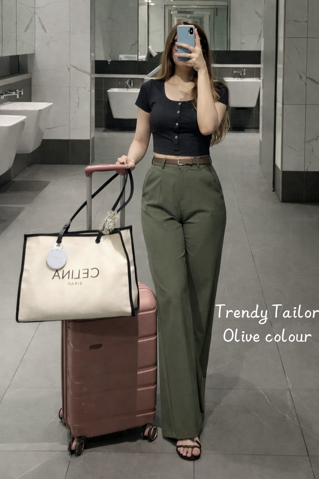 LADIES’ PREMIUM HIGH-WAIST WIDE-LEG FORMAL PANTS