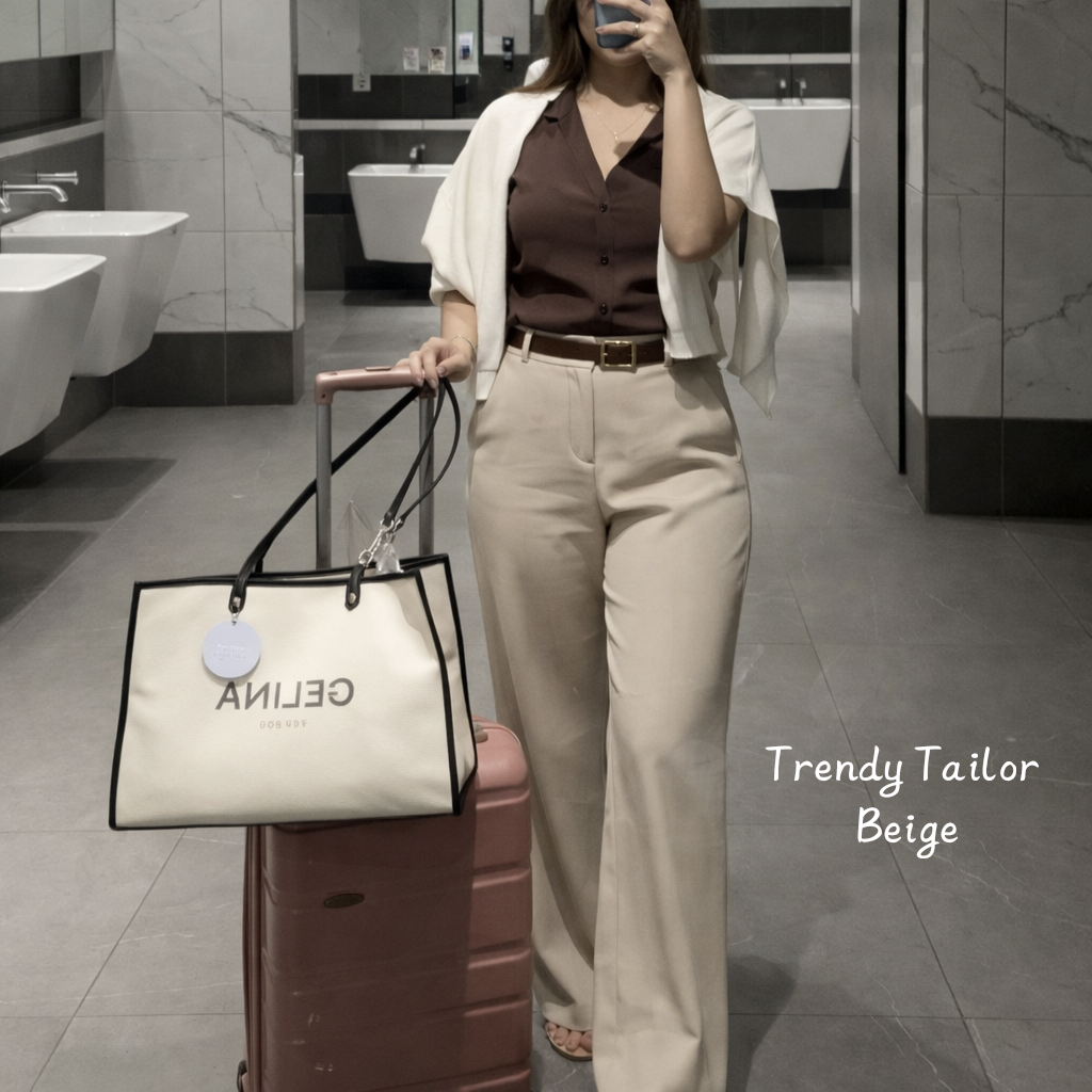 LADIES’ PREMIUM HIGH-WAIST WIDE-LEG FORMAL PANTS