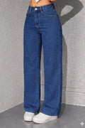 Ladies High Waist Baggy Jeans