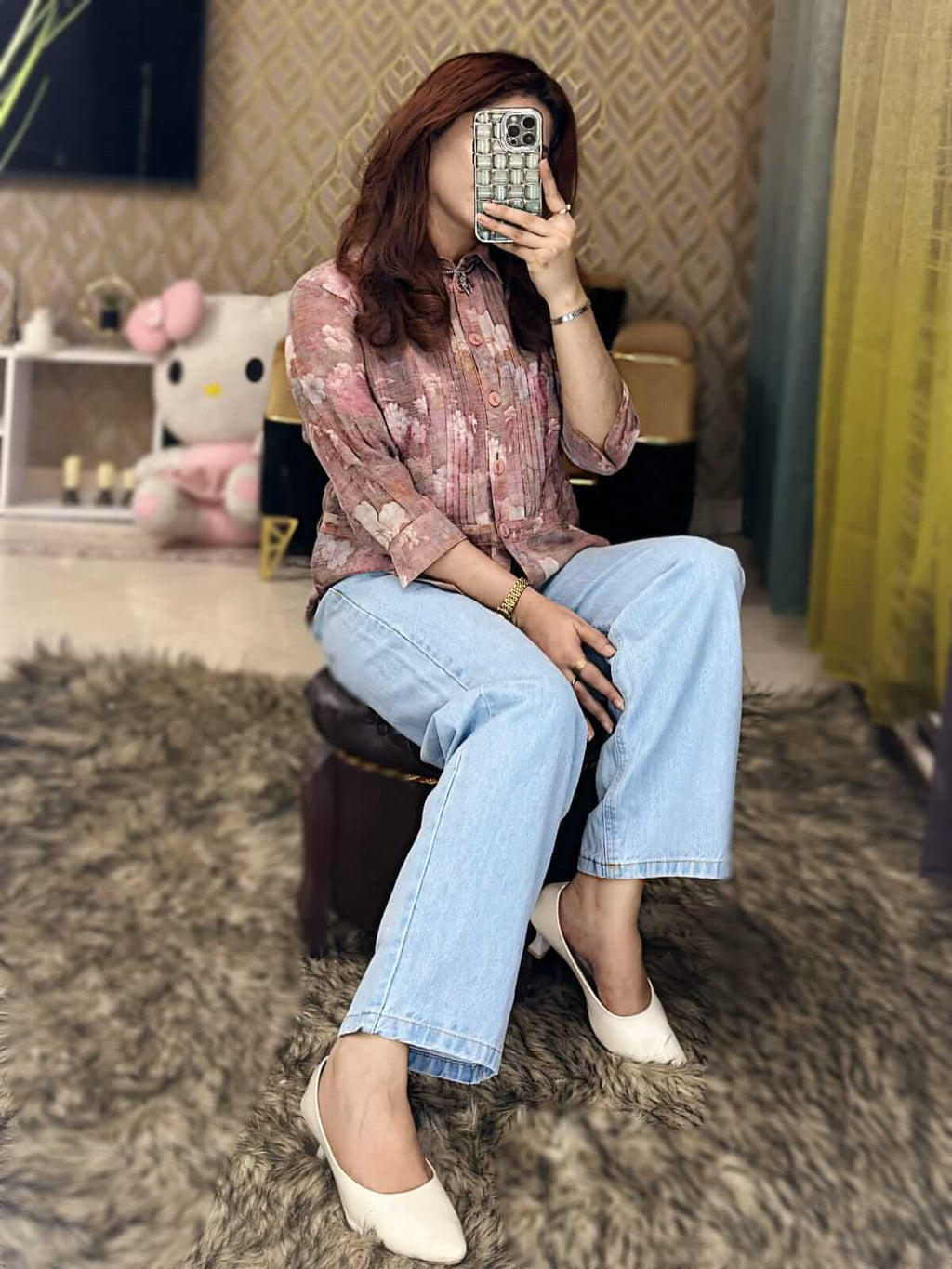 Ladies High Waist Baggy Denim Pant – Bangladesh
