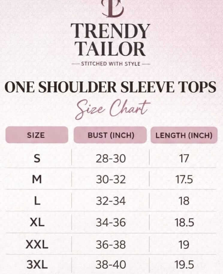 Premium One Shoulder Ladies Tops slevelese