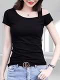 Premium One Shoulder Ladies Tops slevelese