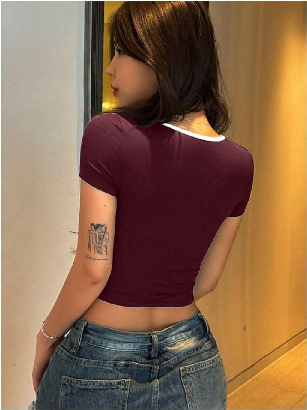 Sexy Ribbed Crop Top for Women