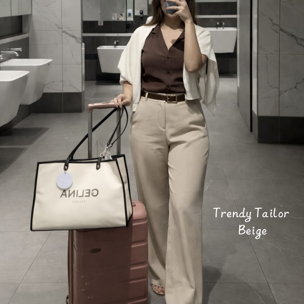LADIES’ PREMIUM HIGH-WAIST WIDE-LEG FORMAL PANTS