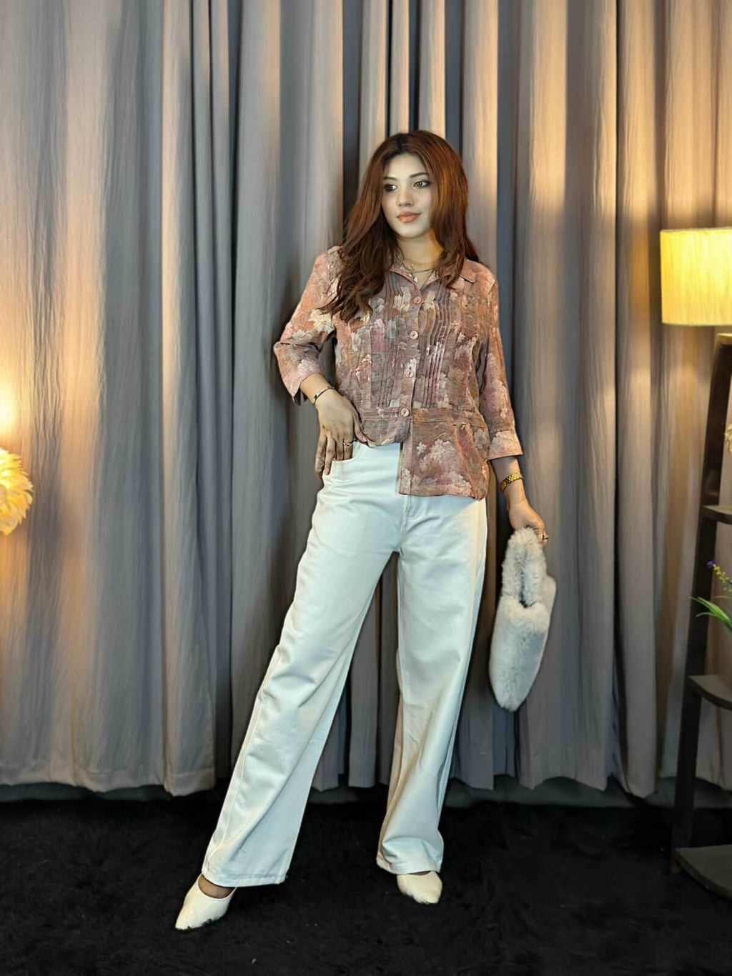 Ladies High Waist Baggy Denim Pant – Bangladesh