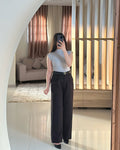 LADIES’ PREMIUM HIGH-WAIST WIDE-LEG FORMAL PANTS