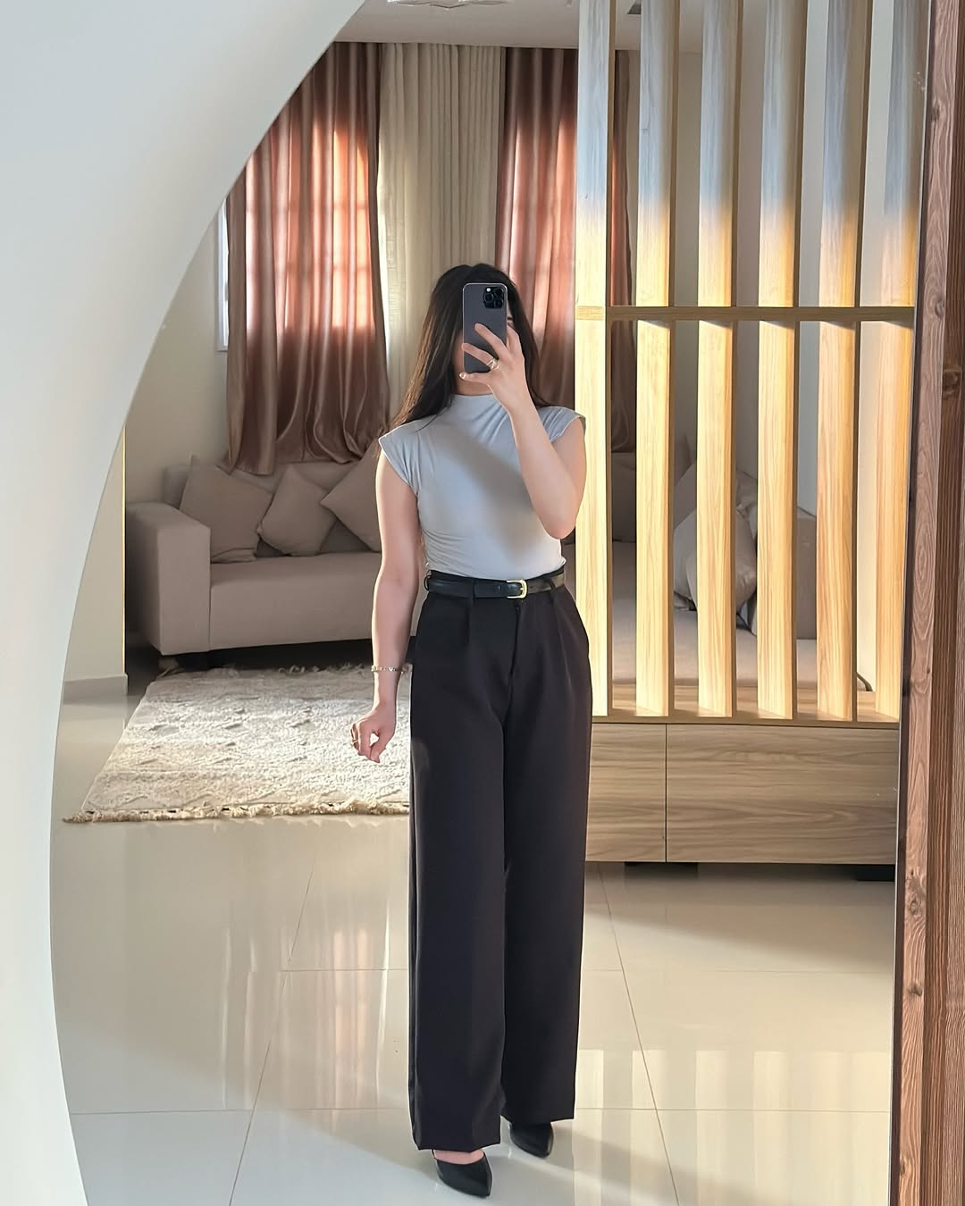LADIES’ PREMIUM HIGH-WAIST WIDE-LEG FORMAL PANTS
