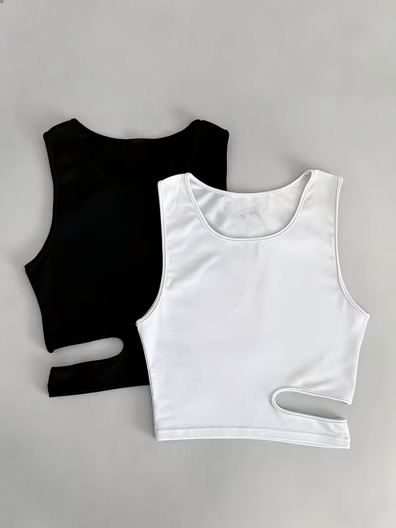 Premium Side Cut-Out Tank Tops For Women